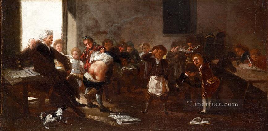 The school scene Francisco de Goya Oil Paintings